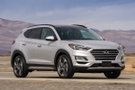 2020 Hyundai Tucson in Silver - Driving Front Right View